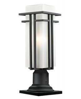 Z-Lite 549PHMR-533PM-BK Abbey Outdoor Pier Light